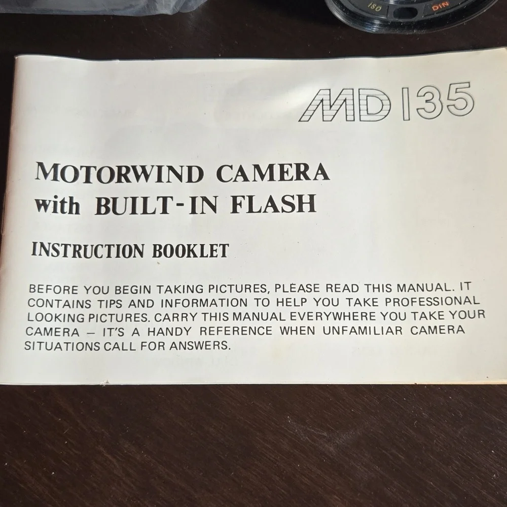 Argus 35MM Model MD 135 Camera For Parts/Repair